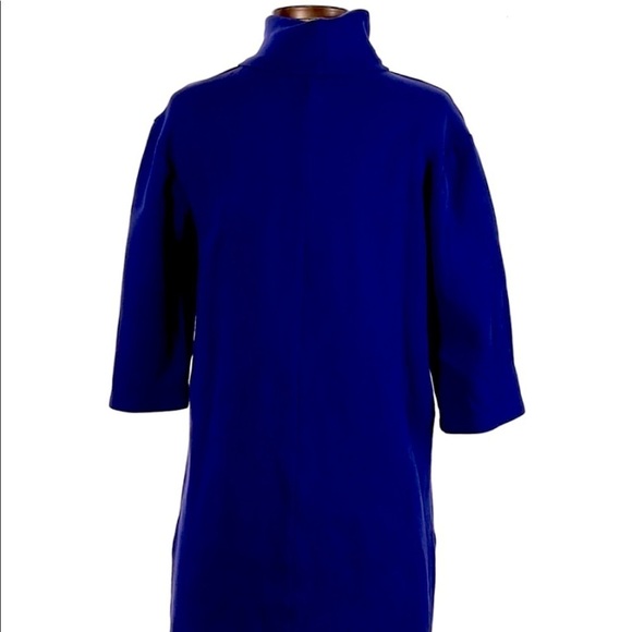 Zara Dresses & Skirts - ZARA half sleeve turtleneck dress blue purple size small MICRO MINI